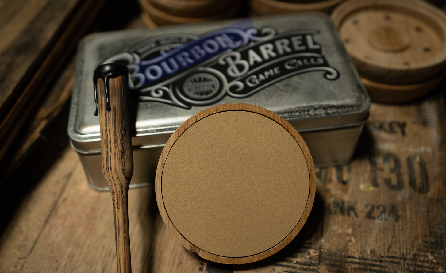 Ceramic Bourbon Barrel Turkey Call