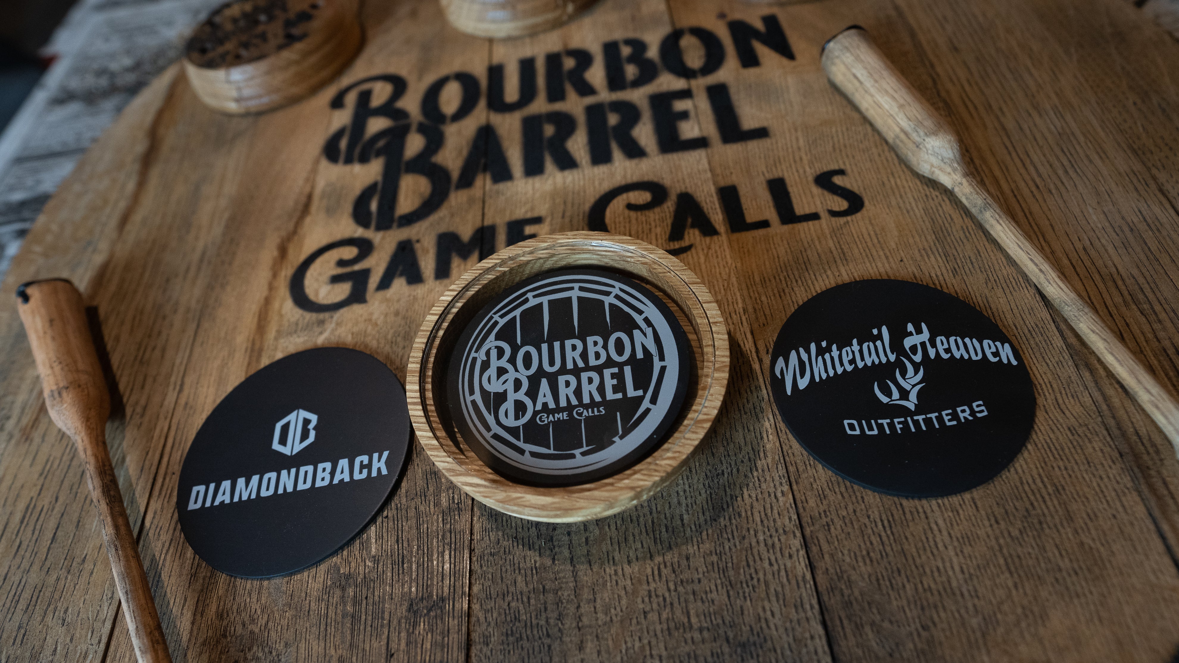 Custom Engraved Bourbon Barrel Turkey Call