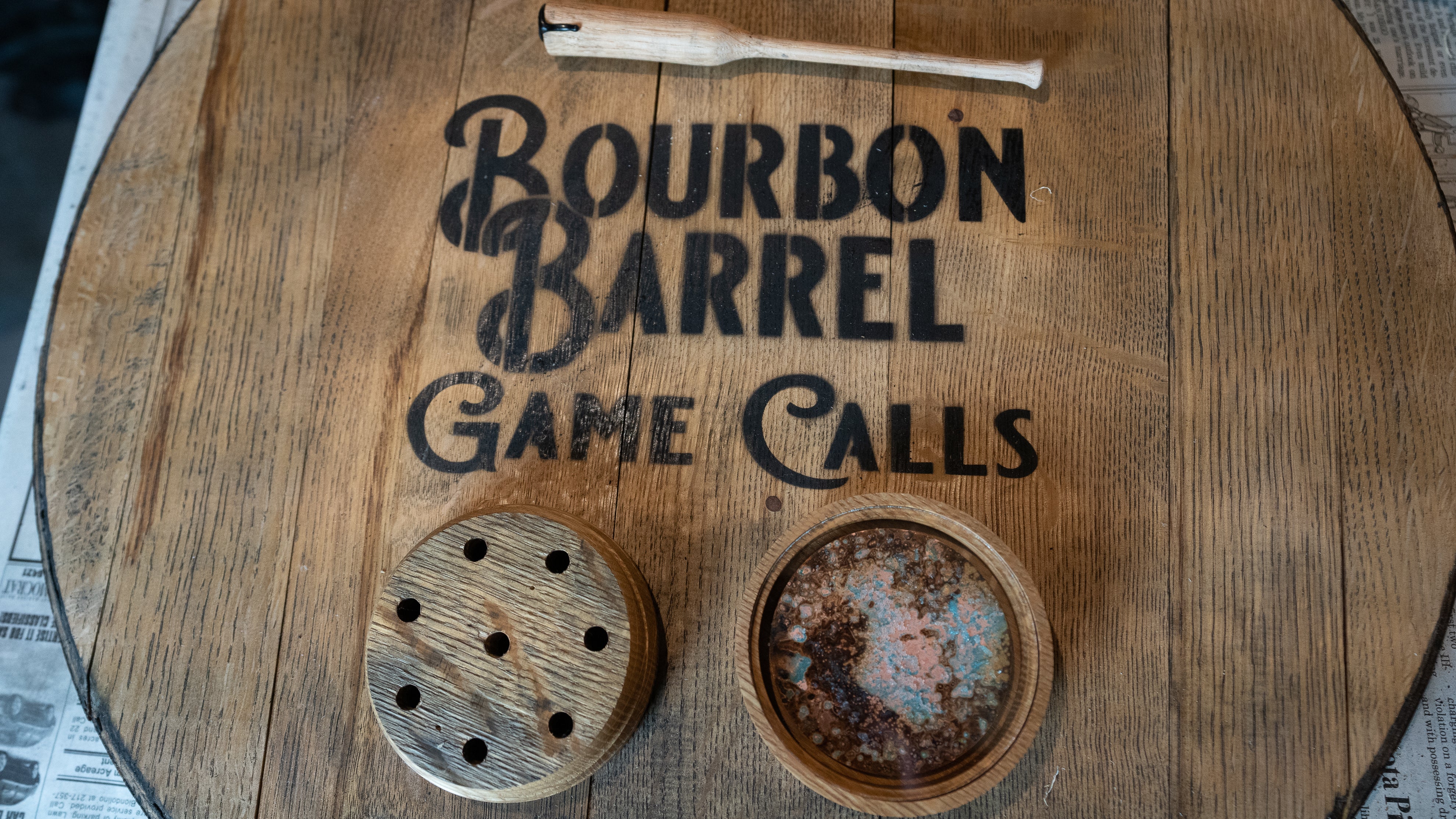 Moonshiners Bourbon Barrel Turkey Call