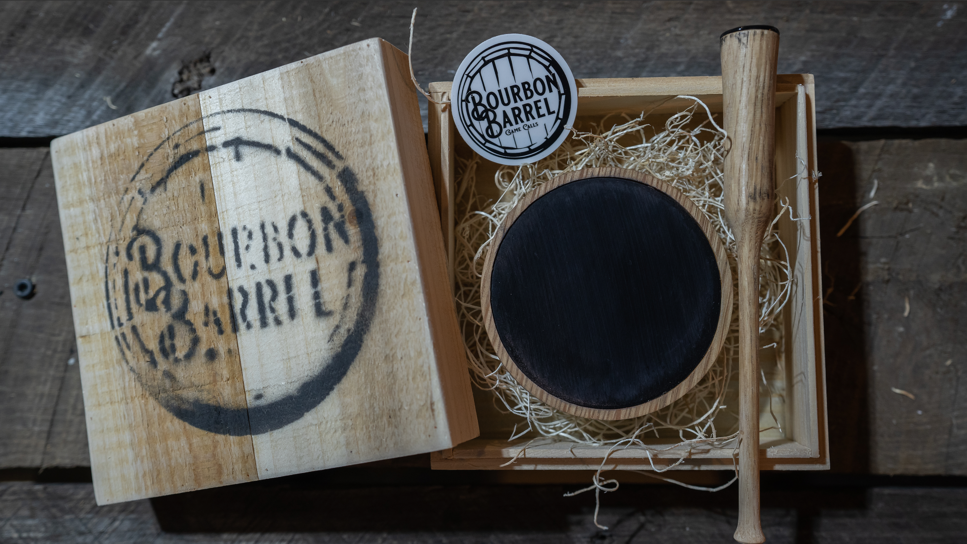 Aluminum Bourbon Barrel Turkey Call